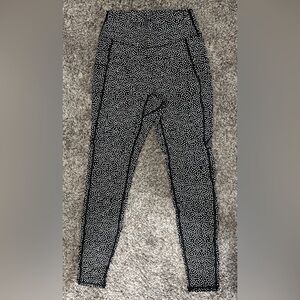Buffbunny Rosa Pocket Legging, Size M — Black Bossy Print